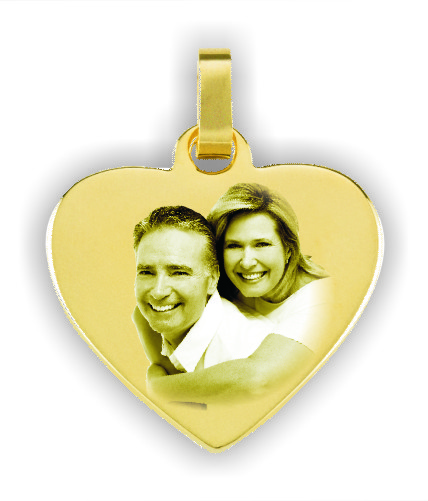 Herzform ca. 21x21 mm 333 Gelbgold