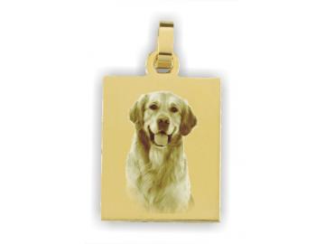 Rechteckform ca. 20x25 mm 333 Gelbgold