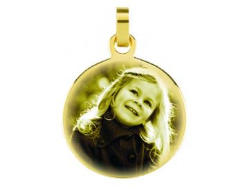 Kreisform ca. 25 mm Drm. 585 Gelbgold