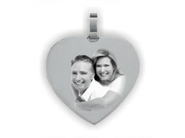 Herzform ca. 21x21 mm 925 Silber