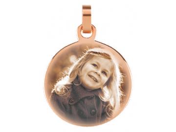 Kreisform Stahl ca. 25 mm Drm. Rosé