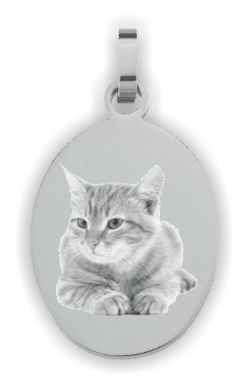 Ovalform ca. 20x25 mm Stahl Rosé